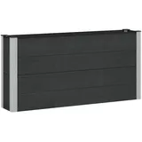 vidaXL Hochbeet 150 x 30 x 72 cm Schwarz