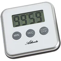 Atlanta 239/0 Kurzzeitmesser digital weiß mit Magnet Küchen Timer