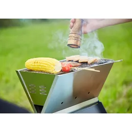 Steinborg Klappgrill schwarz