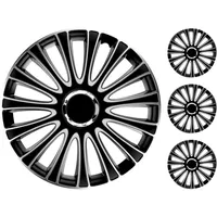 M MOTOS Set 4er Radkappen 16 Zoll - Lachen Sie über Kratzer mit diesen flexiblen, leichten Radkappen 16 Zoll. Einfache Installation, Keine Werkzeuge erforderlich, Schutz vor Verblassen!