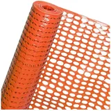 Haga Absperrzaun 1,2m Höhe (Meterware) 50mm x 35mm Masche Bauzaun Warnzaun