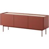 masseno COLORE Lowboard 144 cm Rot MDF