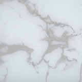 Beliani Couchtisch Marmor Optik weiß / silber ⌀ 80 cm MERIDIAN II