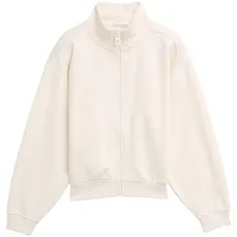 Tom Tailor Mädchen, 1047375 Kinder Oversize Sweatjacke mit Stehkragen 10348-Gardenia White, 140 - 140