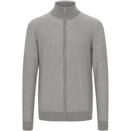 FQ1924 Strickjacke FQ1924 "Strickjacke FQLewis", Herren, Gr. XXL, grau (steel gray), Obermaterial: 100% Baumwolle CO., Strickjacken Strickjacke