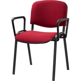 NOWY STYL Iso Stoff 4er Set bordeaux / schwarz