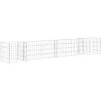 vidaXL H-förmiger Gabionen-Pflanzkorb 260 × 40 × 40 cm