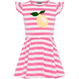 Kidsworld Jerseykleid "mit Pailletten für kleine Mädchen - Kirschen oder Zitronen Motiv", Mädchen, Gr.