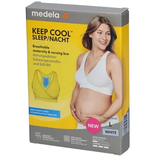 Medela Keep Cool Schlaf BH weiss L