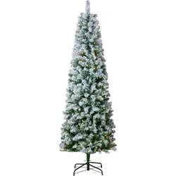 VEVOR Weihnachtsbaum 1,98m künstlich Tannenbaum Christbaum 250 LEDs 814 Spitzen