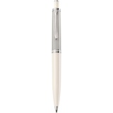 Pelikan Kugelschreiber Souverän 405, Silber-Weiß, hochwertiger Druckkugelschreiber im Geschenk-Etui, 815543