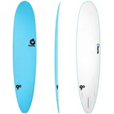 Torq Surfboard Softboard Longboard Blue sandwich wellenreiter, Länge in Fuß: 9.0, Breite in inch: 23.25
