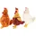 Best Pet Supplies Huhn Plüschspielzeug Braun Beige