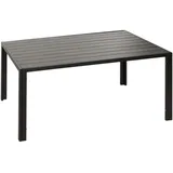 MCW Alu-Esstisch N40 Tisch Bistrotisch Gartentisch Balkontisch Wetterfest 140x80cm anthrazit