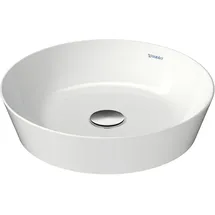 Duravit Cape Cod d 43cm, o. HL, ÜL, Hahnlochbank, Weiß