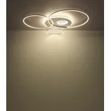 GLOBO Deckenleuchte 1 LED silberfarben