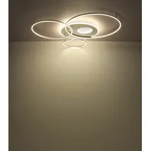 GLOBO Deckenleuchte 1 LED silberfarben