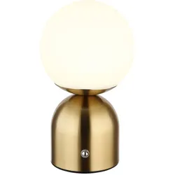 Tischleuchte LED Beistelllampe Nachttischlampe Touchdimmer Memory Messing