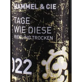 Weingut Hammel & Cie Hammel & Cie Tage wie diese Riesling trocken Weingut