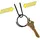 NITE IZE Schlüsselring KSQR-01-R6 SqueezeRing Easy Load Key Clip Schwarz 1 Stück