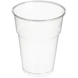 Isap PLA Bio Klarbecher Standard 400/500 ml, gestuft Ø 10 cm Pack (50 Stück)