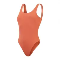 Speedo Damen Schwimmanzug TEXTD BELTED Deep U-BK, Fall, 36