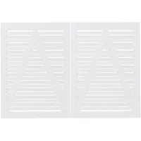 Plus Doppeltor Osaka 200 x 136 cm RAL 9010 Weiß