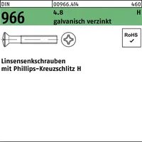 Industrial Quality Supplies DIN 966/ISO 7047 Form C LinsenSenkkopfschraube