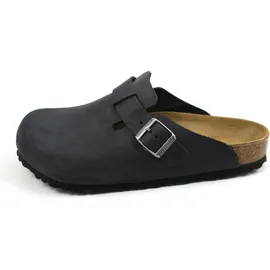 Birkenstock Boston Nubukleder geölt Damen schwarz 40 EU