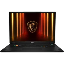MSI Stealth 18 HX AI A2XWIG-042 Midnight Black, Core Ultra 9 275HX, 64GB RAM, 2TB SSD, GeForce RTX 5080, DE (001833-042)