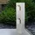LEDINO Vierfachsteckdose Außen Wetterfeste Steckdose IP44 Stromsäule Garten, Edelstahl silber, HxLxB 39x9,2x10,8 cm, Terrasse