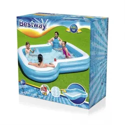 Sunsational aufblasbarer Pool für die Familie 305x274x46cm BESTWAY + 2 Plätze für Getränke
