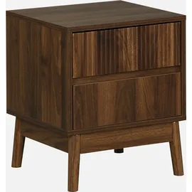 sweeek - Nachttisch mit zwei Schubladen