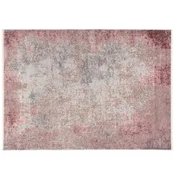 Teppich , rosa/pink , Synthetische Fasern , Maße (cm): B: 67 H: 0,7