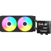 Cougar CPU Wasserkühlung Poseidon Vistek Pro 240,ARGB,Schw.,