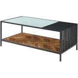 [en.casa] Pärghos Schwarz Eicheoptik 120 x 60 x 45 cm