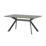 Sconto Esstisch , grau , Maße (cm): B: 90 H: 76