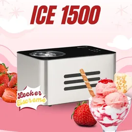 sommertal Eismaschine 3-in-1 Schwarz 1,5l