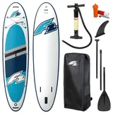 SUP-Board F2 SECTOR 11,5 SUP Board Set Stand Up Paddle Surf-Board Alu Paddel