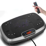GENIXFIT Vibrationsplatte Verbesserte Version für Abnehmen, Ganzkörpertraining und Muskelaufbau, Vibrationsständer Shake Board Home Workout mit 160KG Tragkraft
