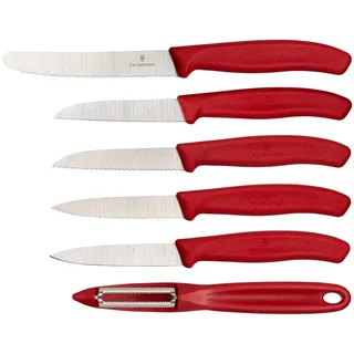 Victorinox Swiss Classic Tomaten-/Tafelmesser 6-tlg. schwarz