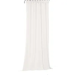 Vorhang WIRTH "Newbury", weiß, B:130cm H:235cm, Baumwolle, Polyester, Gardinen, nach Maß