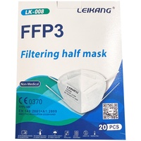 Leikang Ffp3 Atemschutzmasken (20er Box) 20 St
