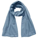 Mississhop 381 Feinstrick Kaschmir-Gemisch Beanie Mütze Slouch/XXL Schal/Handschuhe Jeansblau Einheitsgroesse Schal