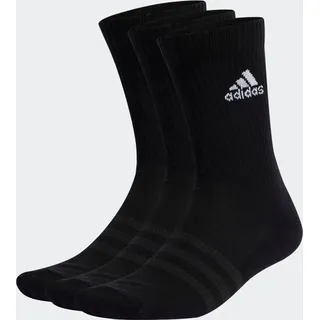 Adidas Cushioned Crew Socken, 3 Paar Black / White 40-42