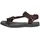 Jack Wolfskin Taiga Sandal Damen Schwarz/Mahogany 40,5