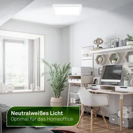 Briloner LED Panel 11 Leuchtmittel eckig weiß