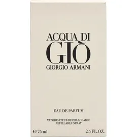 Giorgio Armani Acqua di Gio Homme Eau de Parfum refillable 75 ml