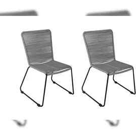 Sam ISRA Gartenstuhl 58 x 58 x 88 cm grau 2 St.