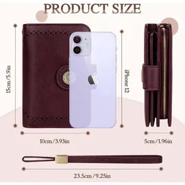 TEUEN Damen Geldbörse rot